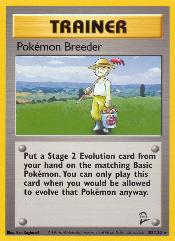 Pokemon Breeder (105/130) [Base Set 2] | Tabernacle Games