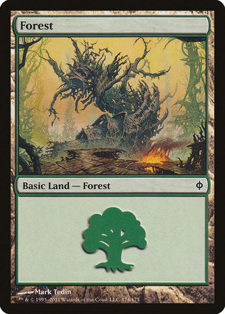 Forest (174) [New Phyrexia] | Tabernacle Games