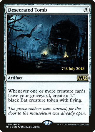 Desecrated Tomb [Core Set 2019 Promos] | Tabernacle Games