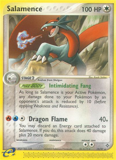 Salamence (19/97) [EX: Dragon] | Tabernacle Games