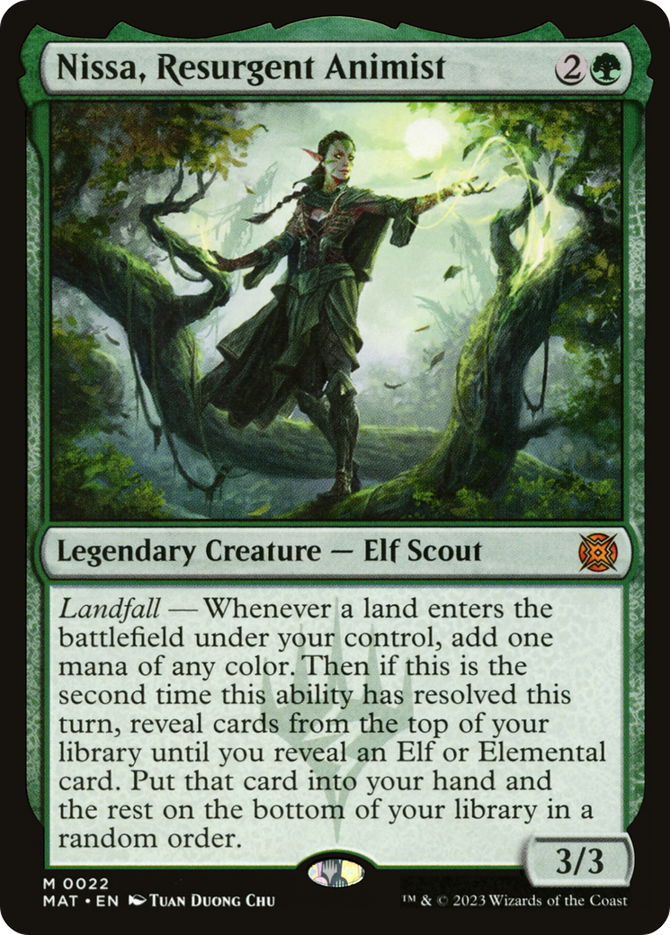 Nissa, Resurgent Animist [March of the Machine: The Aftermath] | Tabernacle Games