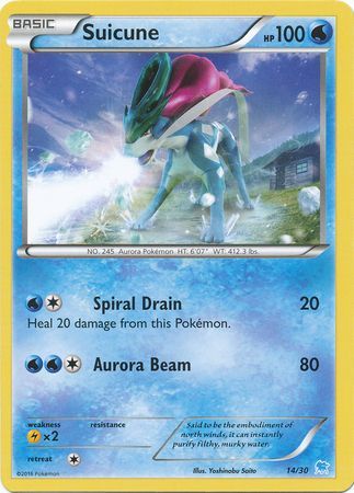 Suicune (14/30) [XY: Trainer Kit 3 - Suicune] | Tabernacle Games