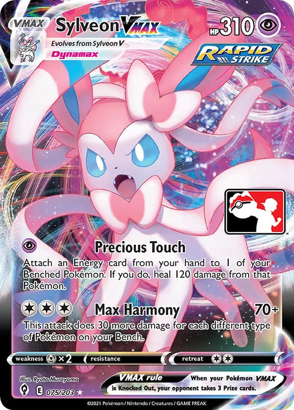 Sylveon VMAX (075/203) [Prize Pack Series One] | Tabernacle Games