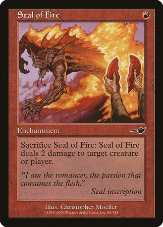 Seal of Fire [Nemesis] | Tabernacle Games