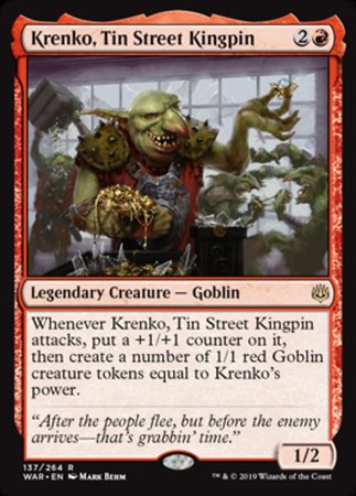Krenko, Tin Street Kingpin [War of the Spark] | Tabernacle Games