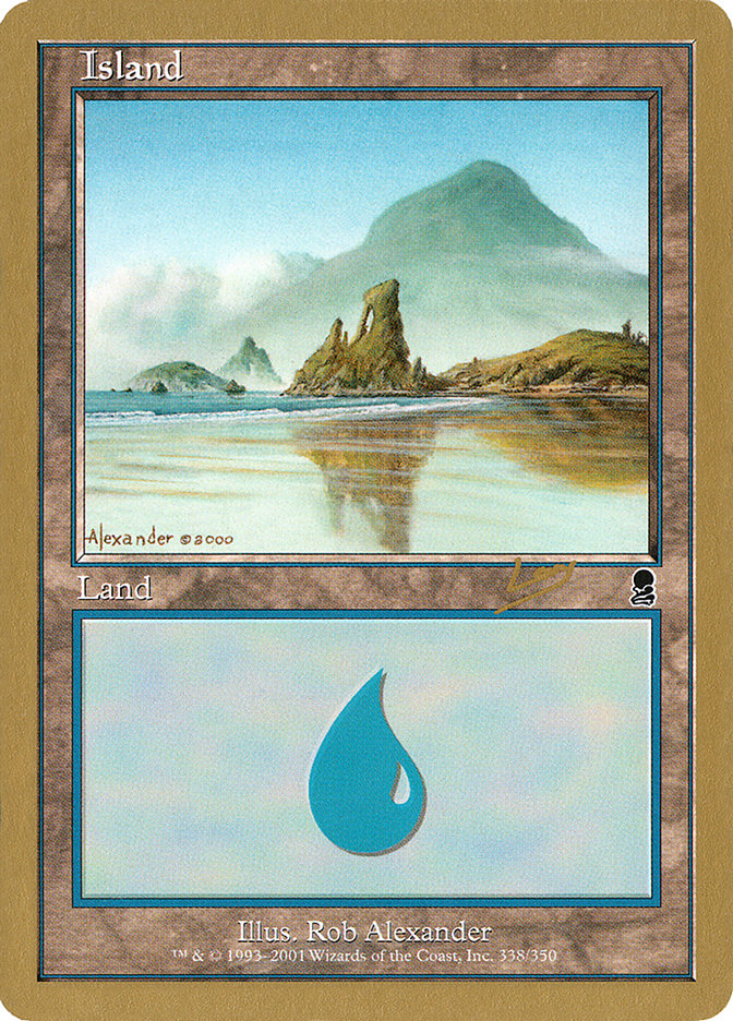 Island (rl338) (Raphael Levy) [World Championship Decks 2002] | Tabernacle Games