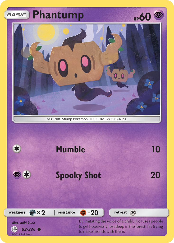 Phantump (93/236) [Sun & Moon: Cosmic Eclipse] | Tabernacle Games