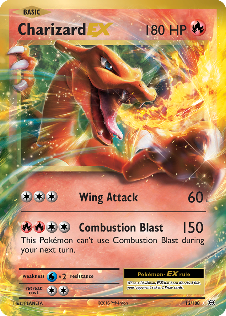 Charizard EX (12/108) [XY: Evolutions] | Tabernacle Games