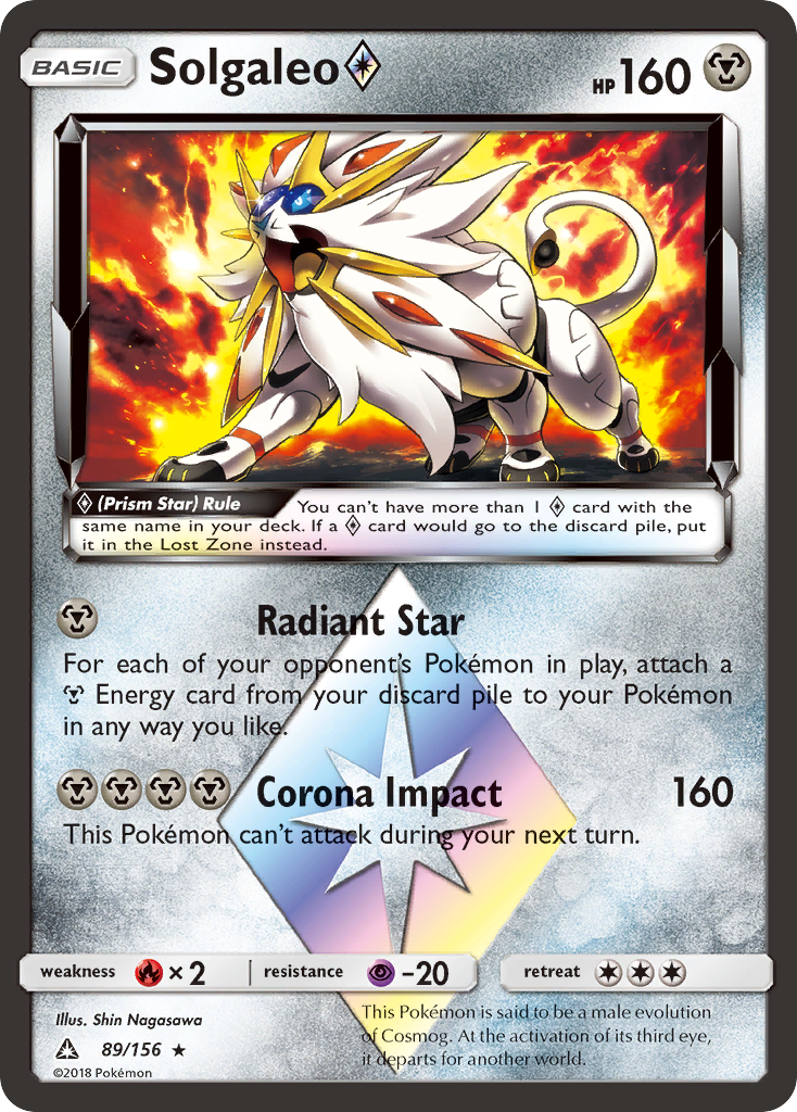 Solgaleo (89/156) (Prism Star) [Sun & Moon: Ultra Prism] | Tabernacle Games