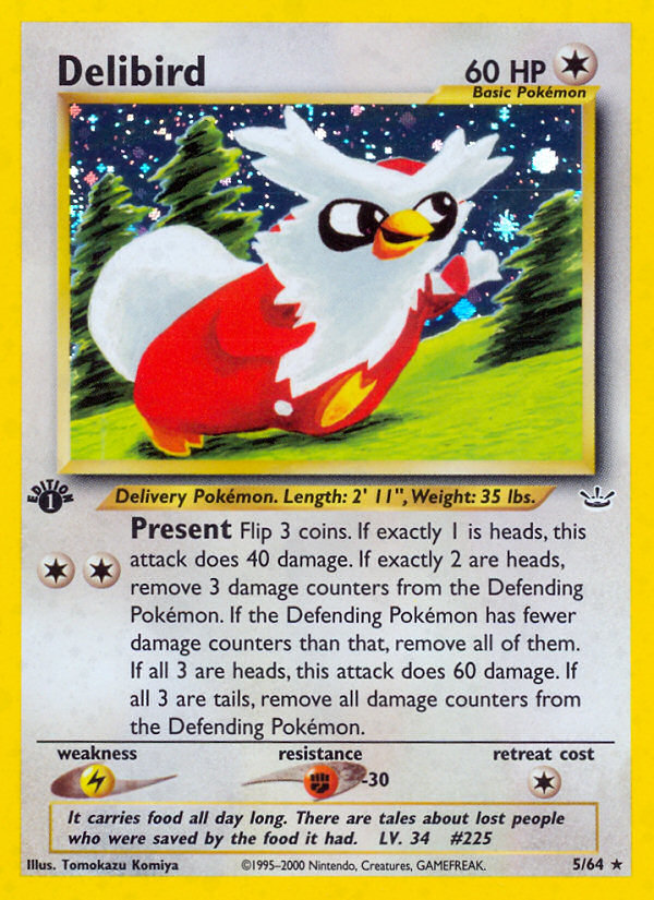 Delibird (5/64) [Neo Revelation 1st Edition] | Tabernacle Games