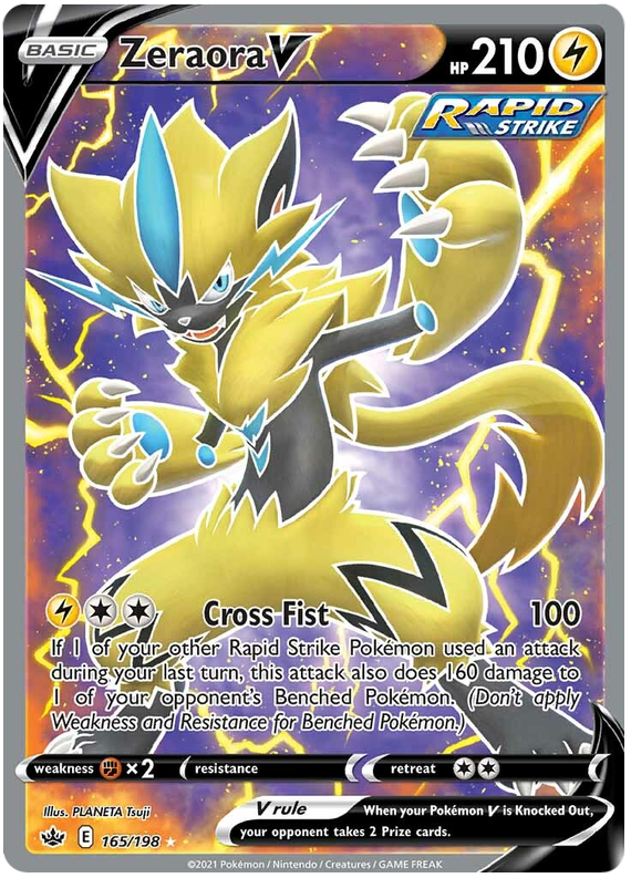 Zeraora V (165/198) [Sword & Shield: Chilling Reign] | Tabernacle Games