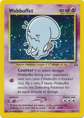 Wobbuffet (16/75) [Neo Discovery Unlimited] | Tabernacle Games