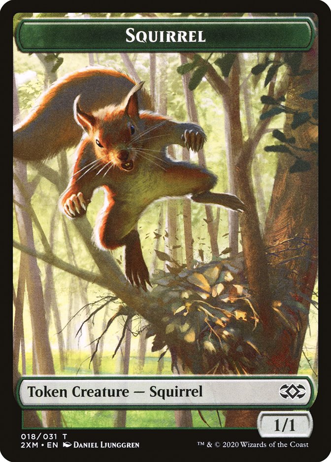 Squirrel Token [Double Masters] | Tabernacle Games