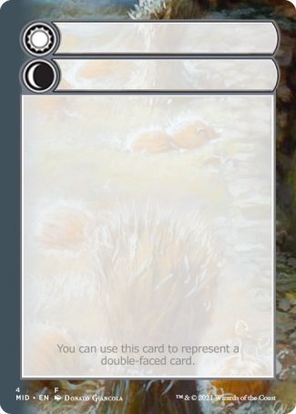 Helper Card (4/9) [Innistrad: Midnight Hunt Tokens] | Tabernacle Games