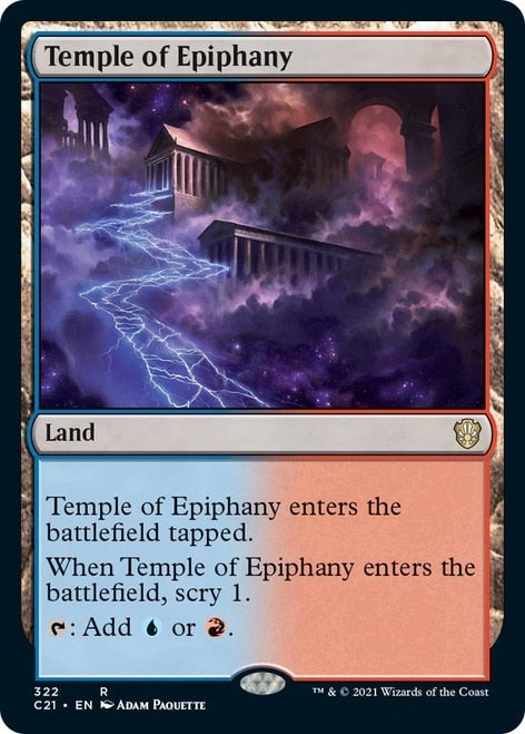 Temple of Epiphany [Commander 2021] | Tabernacle Games