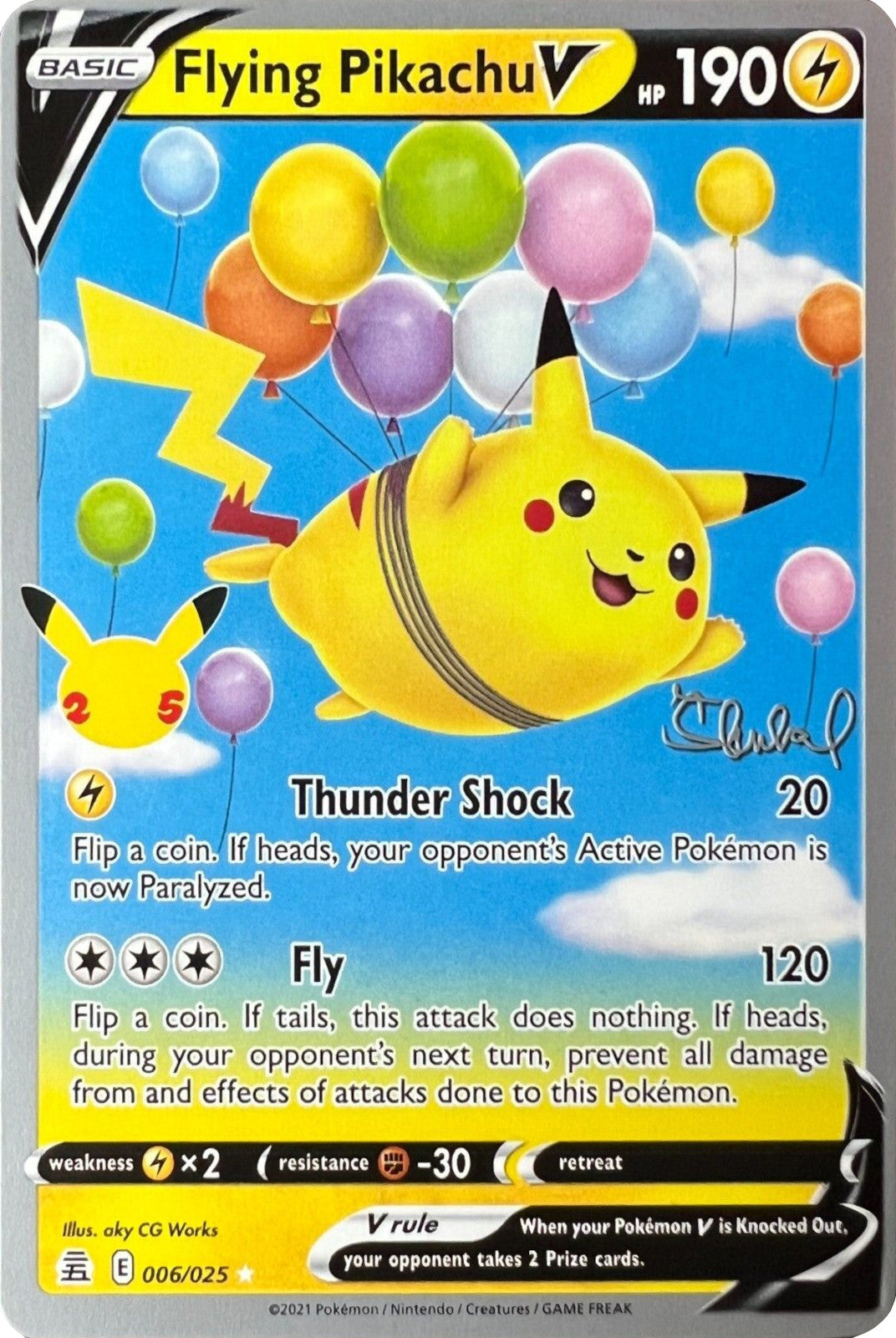 Flying Pikachu V (006/025) (ADP - Ondrej Skubal) [World Championships 2022] | Tabernacle Games