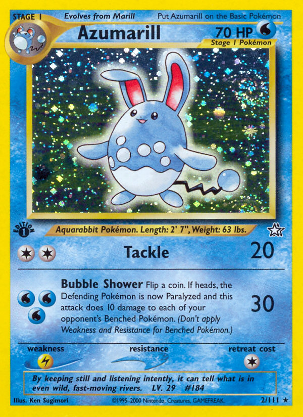 Azumarill (2/111) [Neo Genesis 1st Edition] | Tabernacle Games