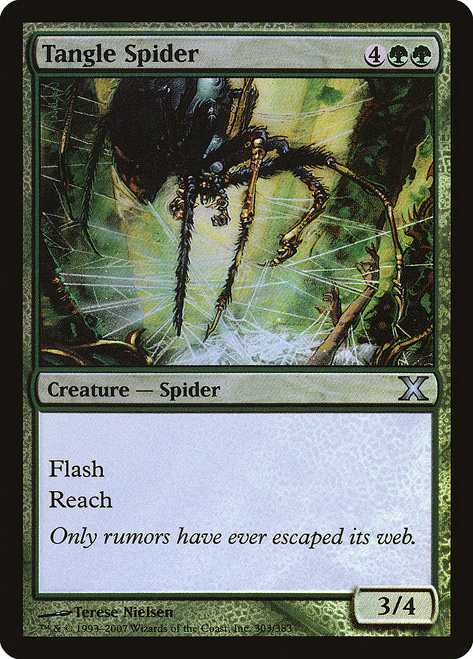 Tangle Spider (Premium Foil) [Tenth Edition] | Tabernacle Games