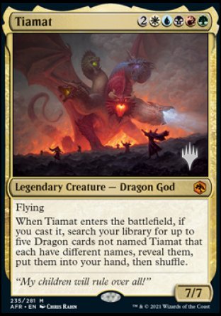 Tiamat (Promo Pack) [Dungeons & Dragons: Adventures in the Forgotten Realms Promos] | Tabernacle Games