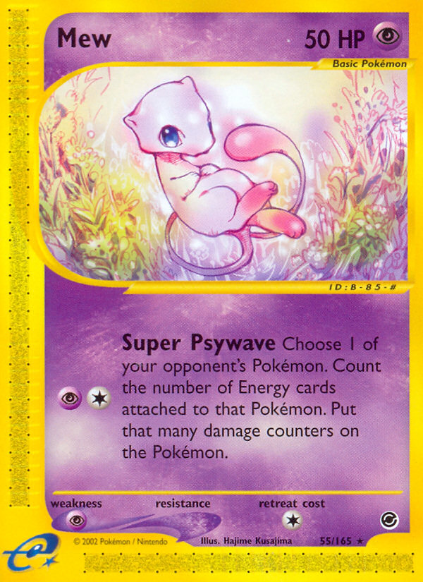 Mew (55/165) [Expedition: Base Set] | Tabernacle Games