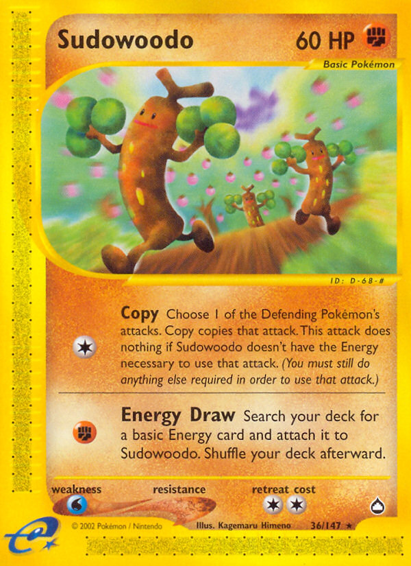 Sudowoodo (36/147) [Aquapolis] | Tabernacle Games