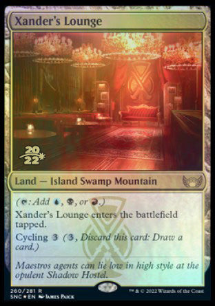 Xander's Lounge [Streets of New Capenna Prerelease Promos] | Tabernacle Games
