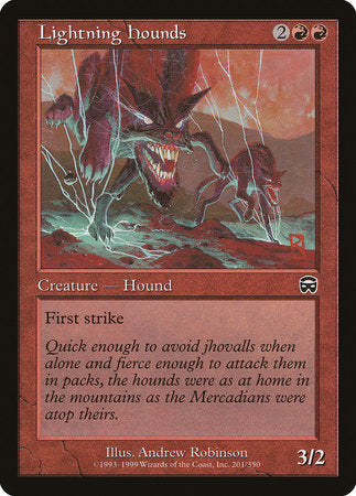 Lightning Hounds [Mercadian Masques] | Tabernacle Games