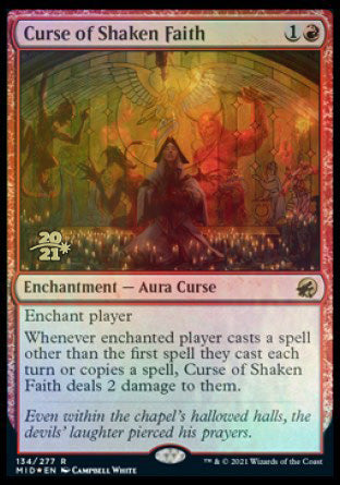 Curse of Shaken Faith [Innistrad: Midnight Hunt Prerelease Promos] | Tabernacle Games
