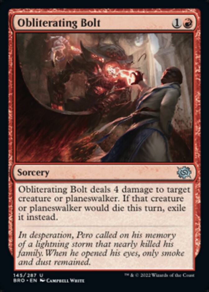 Obliterating Bolt [The Brothers' War] | Tabernacle Games