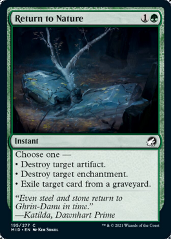 Return to Nature [Innistrad: Midnight Hunt] | Tabernacle Games