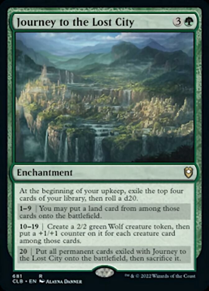 Journey to the Lost City [Commander Legends: Battle for Baldur's Gate] | Tabernacle Games