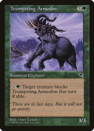 Trumpeting Armodon [Tempest] | Tabernacle Games
