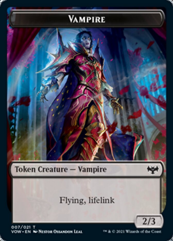 Vampire Token (007) [Innistrad: Crimson Vow Tokens] | Tabernacle Games