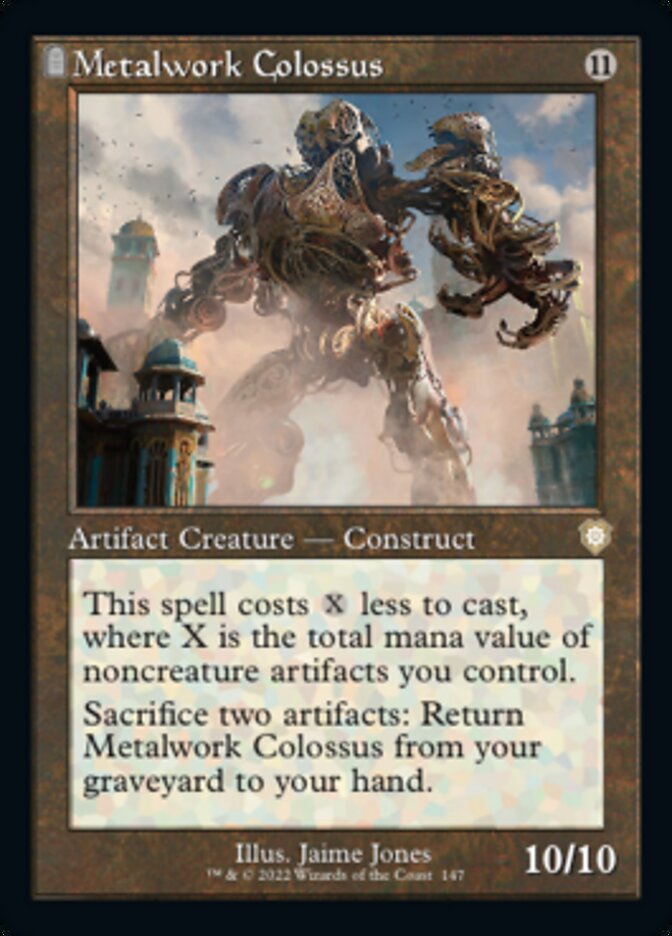 Metalwork Colossus (Retro) [The Brothers' War Commander] | Tabernacle Games