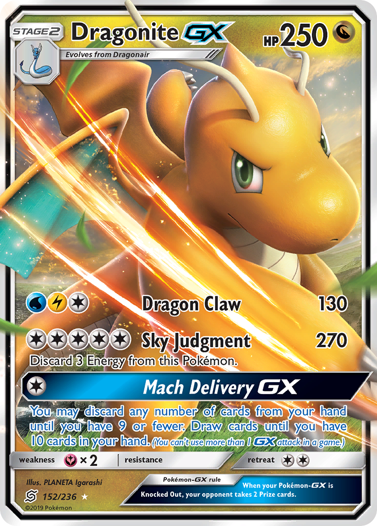 Dragonite GX (152/236) [Sun & Moon: Unified Minds] | Tabernacle Games