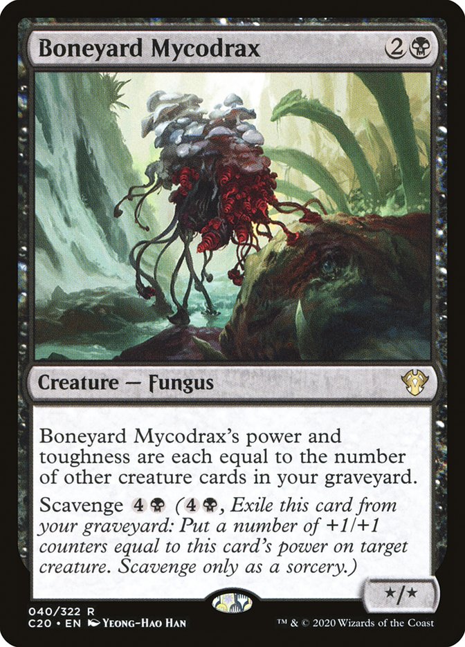 Boneyard Mycodrax [Commander 2020] | Tabernacle Games