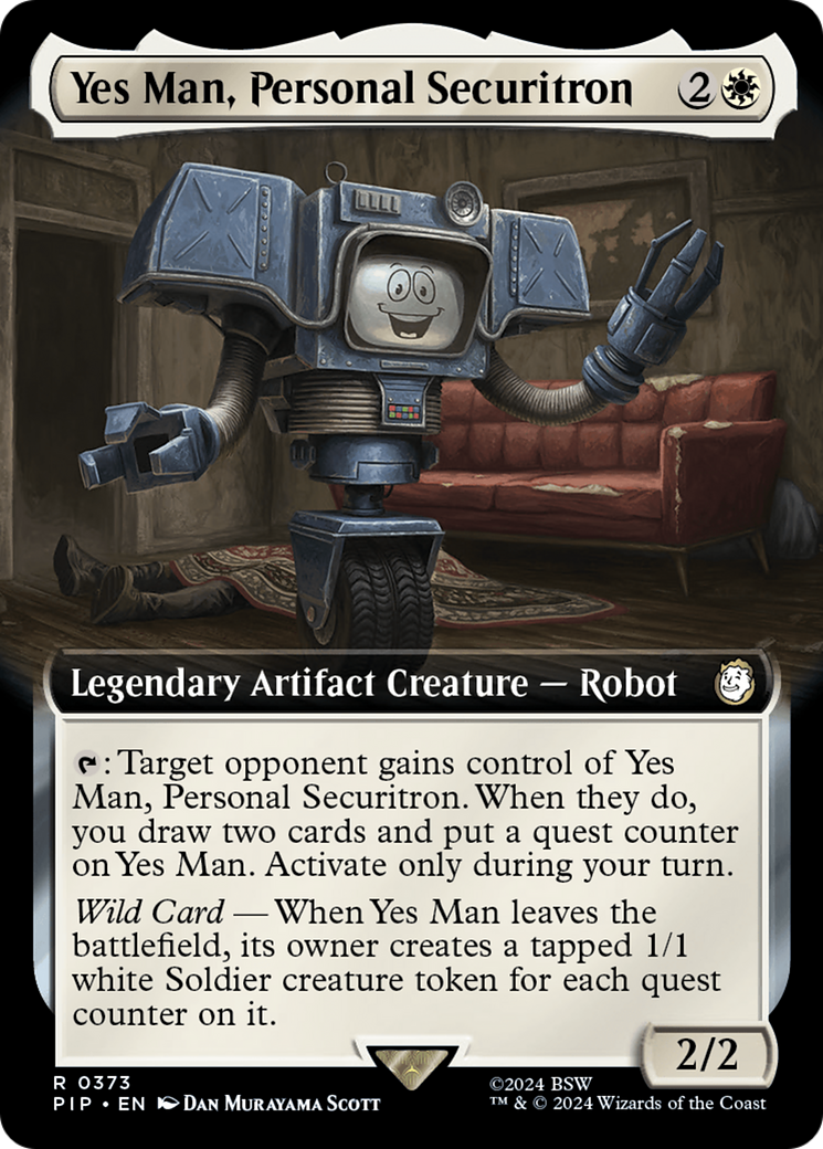 Yes Man, Personal Securitron (Extended Art) [Fallout] | Tabernacle Games