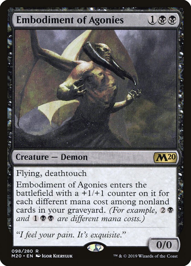 Embodiment of Agonies [Core Set 2020] | Tabernacle Games