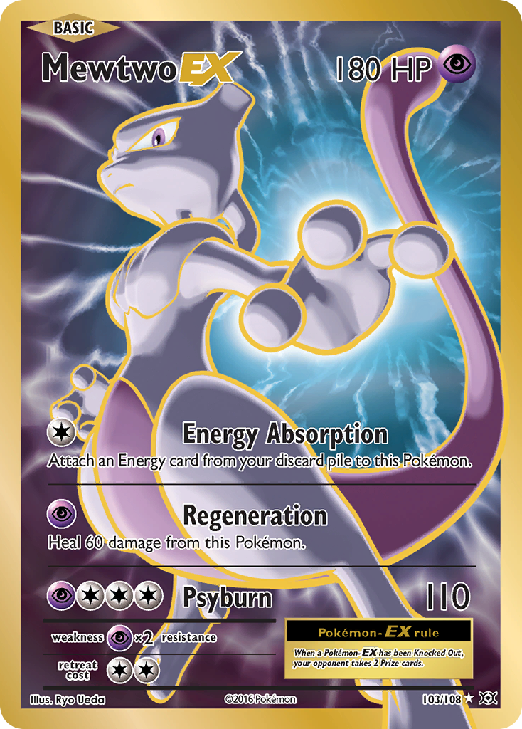 Mewtwo EX (103/108) [XY: Evolutions] | Tabernacle Games