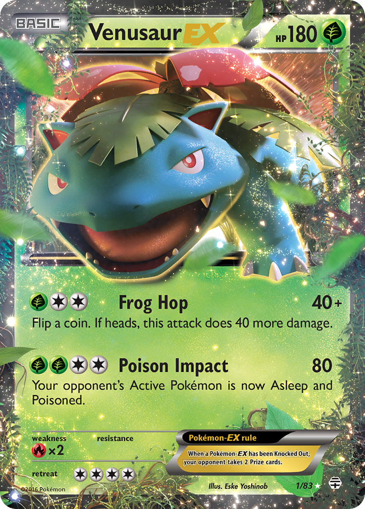 Venusaur EX (1/83) [XY: Generations] | Tabernacle Games