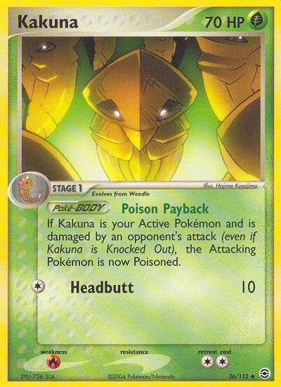 Kakuna (36/112) [EX: FireRed & LeafGreen] | Tabernacle Games