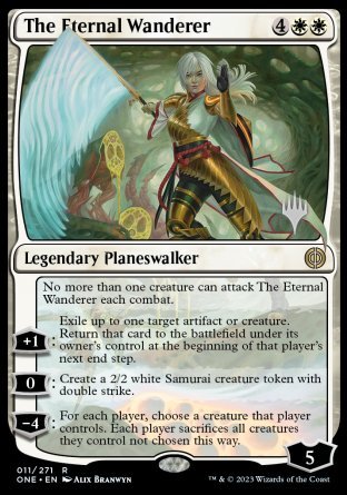 The Eternal Wanderer (Promo Pack) [Phyrexia: All Will Be One Promos] | Tabernacle Games