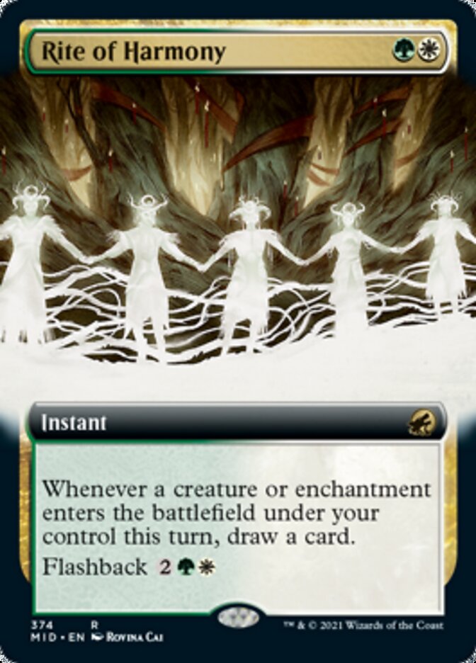 Rite of Harmony (Extended) [Innistrad: Midnight Hunt] | Tabernacle Games
