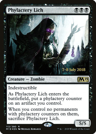 Phylactery Lich [Core Set 2019 Promos] | Tabernacle Games
