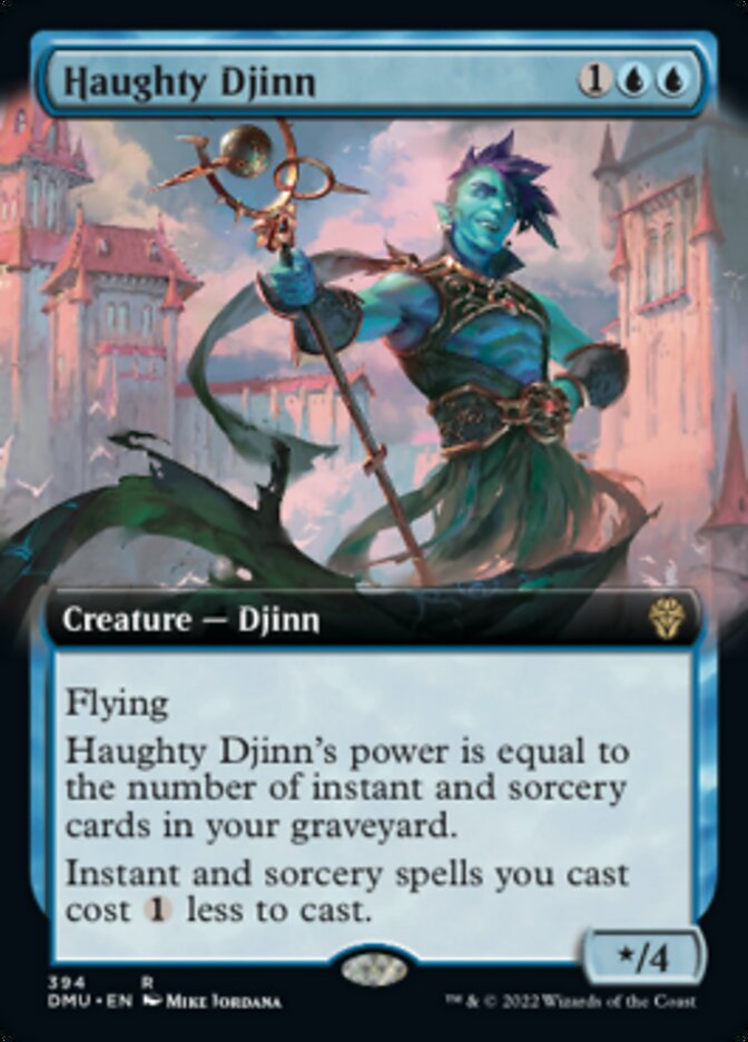 Haughty Djinn (Extended Art) [Dominaria United] | Tabernacle Games