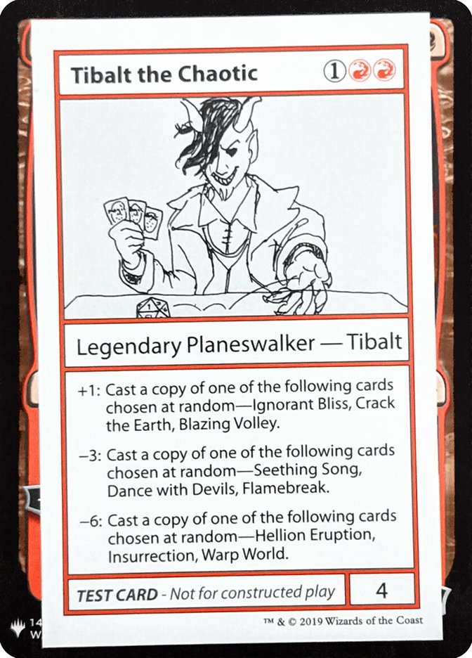 Tibalt the Chaotic [Mystery Booster Playtest Cards] | Tabernacle Games