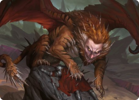 Manticore Art Card [Dungeons & Dragons: Adventures in the Forgotten Realms Art Series] | Tabernacle Games