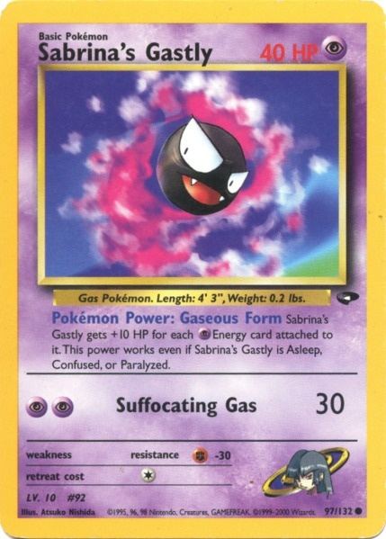 Sabrina's Gastly (97/132) [Gym Challenge Unlimited] | Tabernacle Games