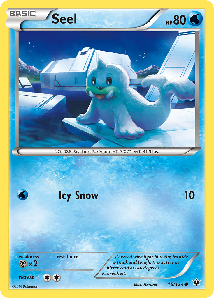 Seel (15/124) [XY: Fates Collide] | Tabernacle Games
