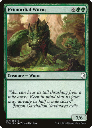 Primordial Wurm [Dominaria] | Tabernacle Games